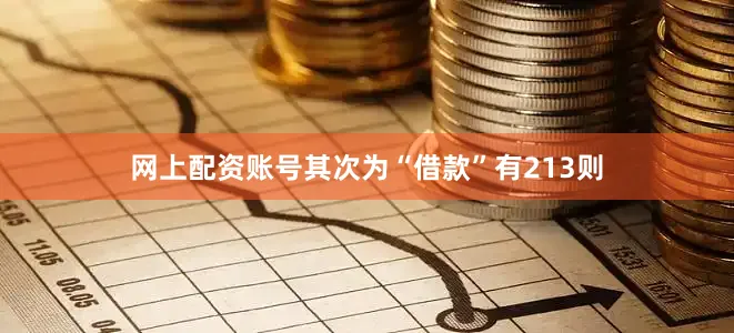 网上配资账号其次为“借款”有213则
